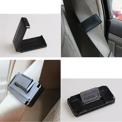 2 pièces porte-ceintures de sécurité de voiture réglable, bouchon, pince de boucle, Clip de ceinture de sécurité de véhicule Portable, accessoires d'intérieur de voiture