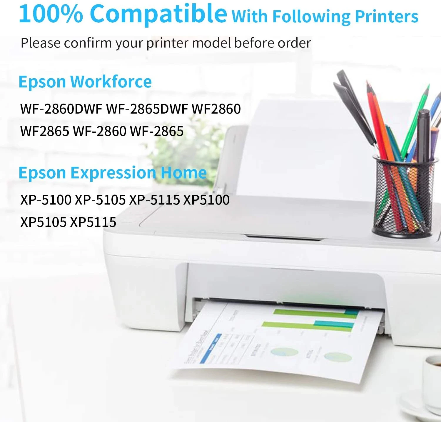 502XL Compatible pour Epson 502 XL Adhérence d\'encre pour Epson Expression Home XP-5105 XP5105 XP5100, Workforce WF-2860 WF-2865DWF