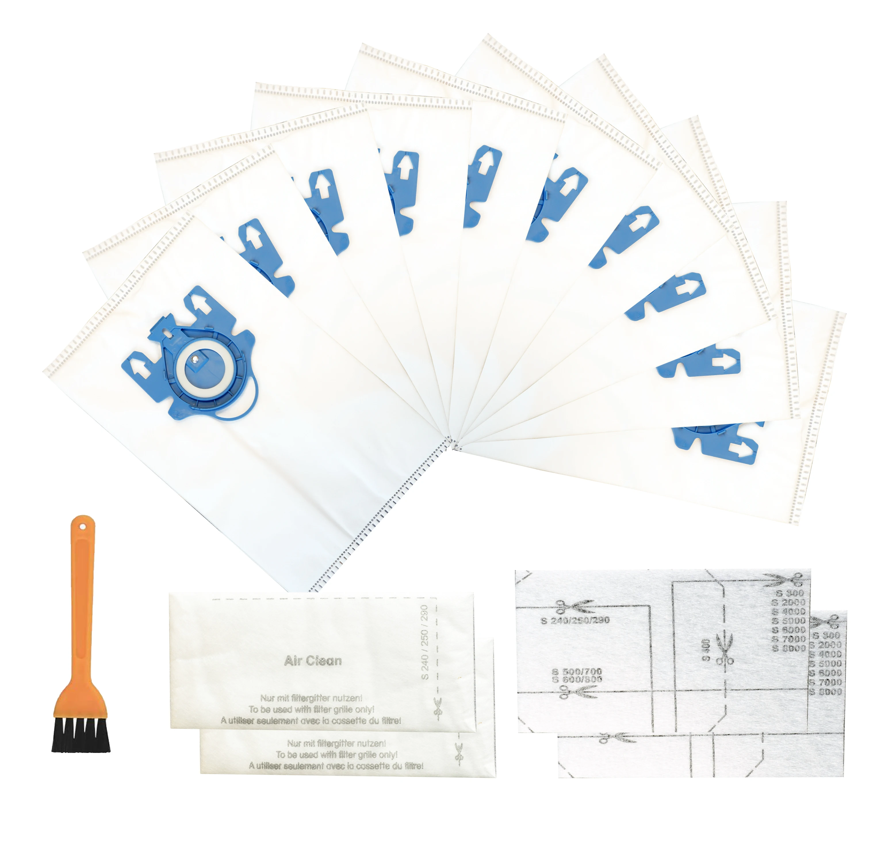 15 шт., мешки для пылесоса Miele GN AirClean 3D