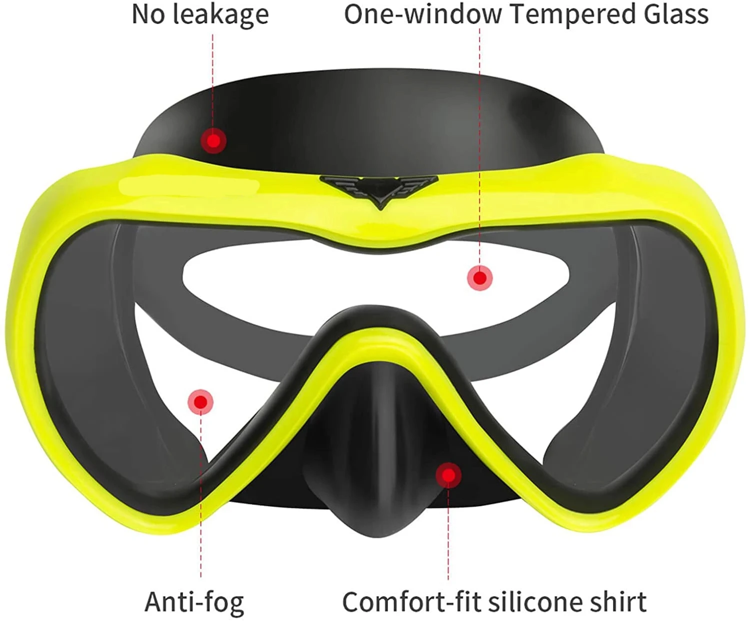 Maschera professionale per immersioni subacquee e boccagli occhiali antiappannamento occhiali immersioni nuoto tubo per respiro facile attrezzatura