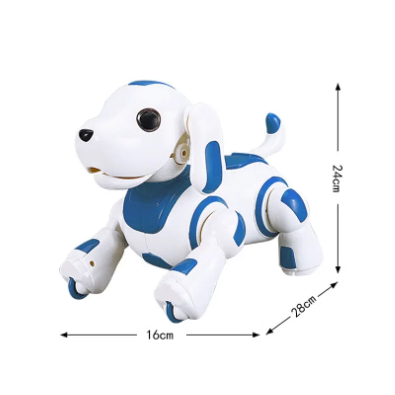 Robot RC Intelligent pour animal de compagnie, chien, chant, danse, marche, programme Intelligent, contrôle tactile, Simulation de chien, parler avec enfant, jouet mignon, cadeaux pour garçon