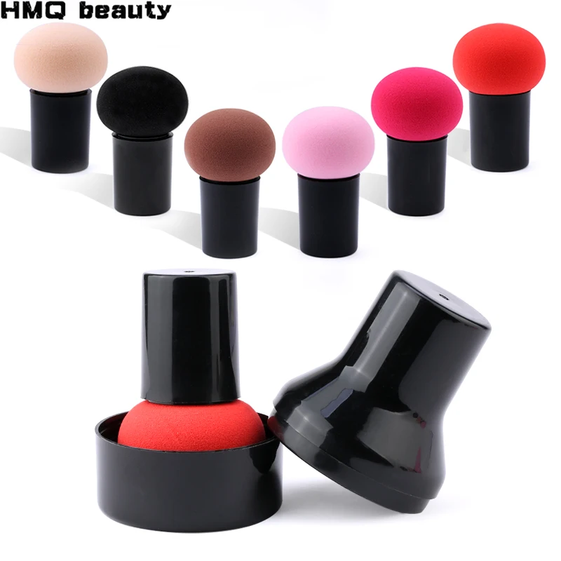 1PC fungo testa soffio cosmetico fondotinta trucco spugna soffio in polvere spugna liscia strumento per il trucco di bellezza