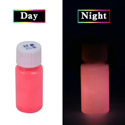20g Red Glow in the Dark Luminous Sand Acrylic Fluorescent Paint Party Bright Paint Star Nail Decoration Paint Halloween 20g