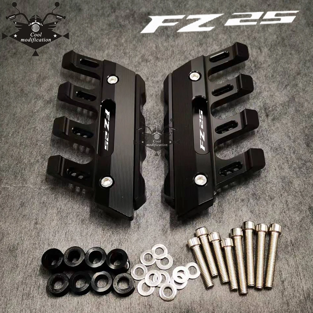 For Yamaha FZ25 FZ-25 FZ 25 Motorcycle Accessories CNC Aluminum Front Mudguard Anti-Drop Slider Protector Cover