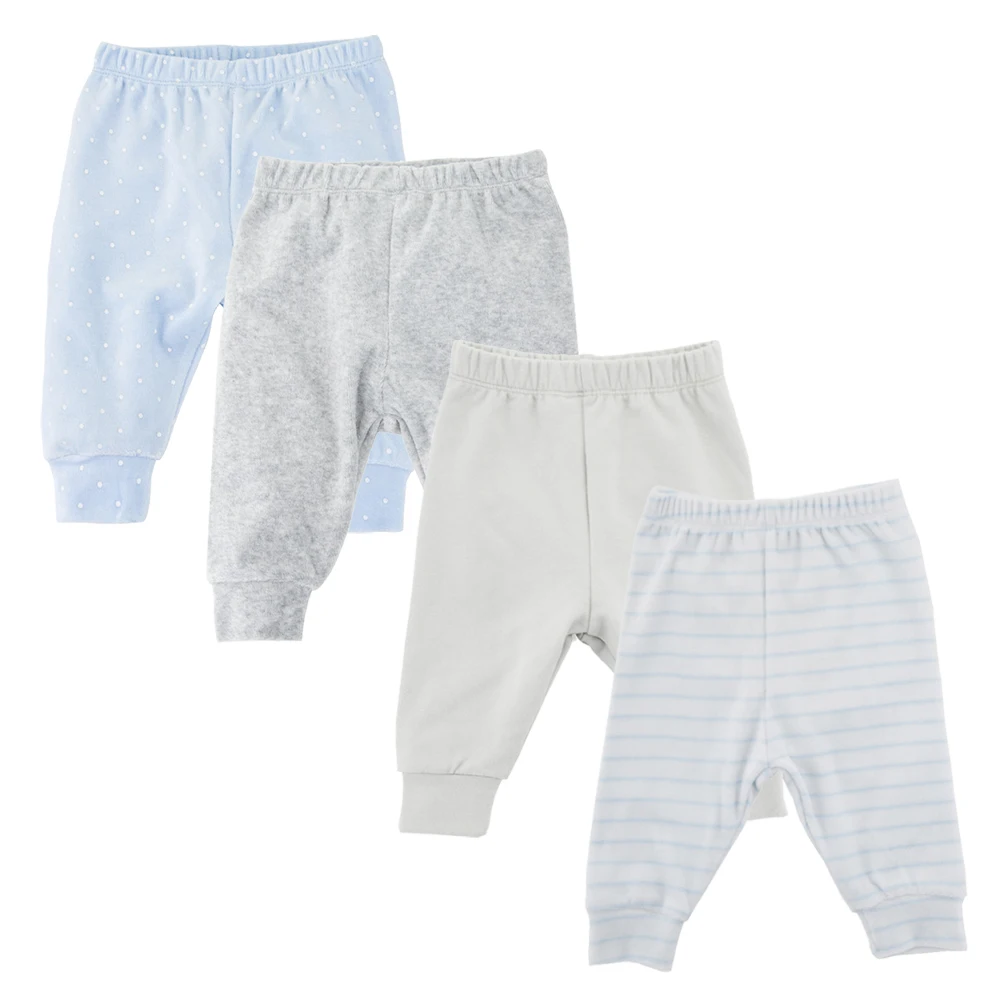 2021 3 4 pcs/set Newborn Pants Baby 100% Cotton Soft Girl Pants Baby Boy trousers Pants Infant Clothing