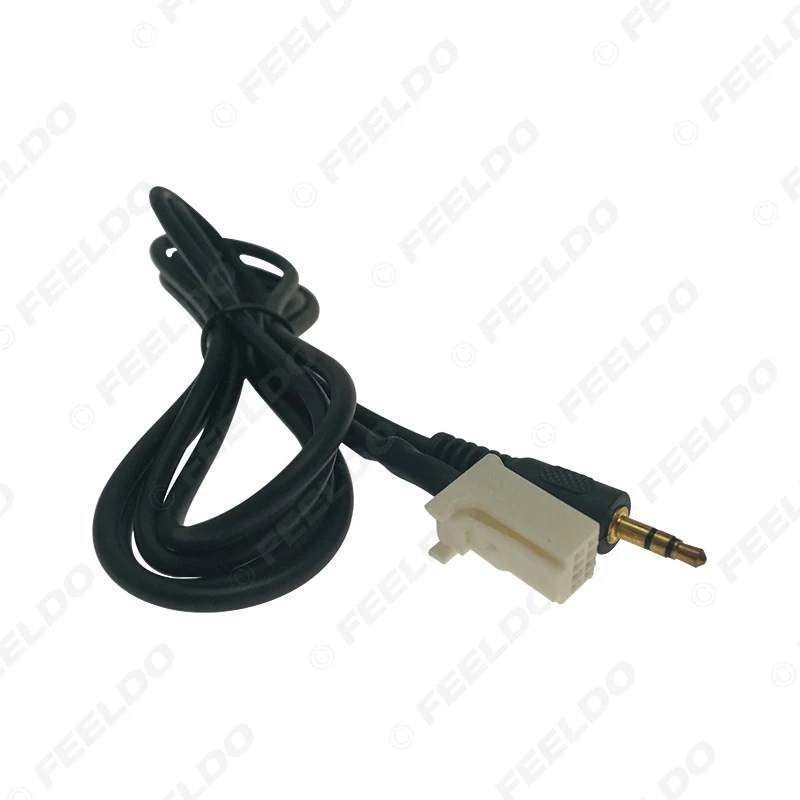 FEELDO سيارة Aux خط 3.5 مللي متر ذكر الصوت MP3 AUX-in 8Pin محول لسوبارو فورستر الصوت في المدخلات AUX موصل كابل