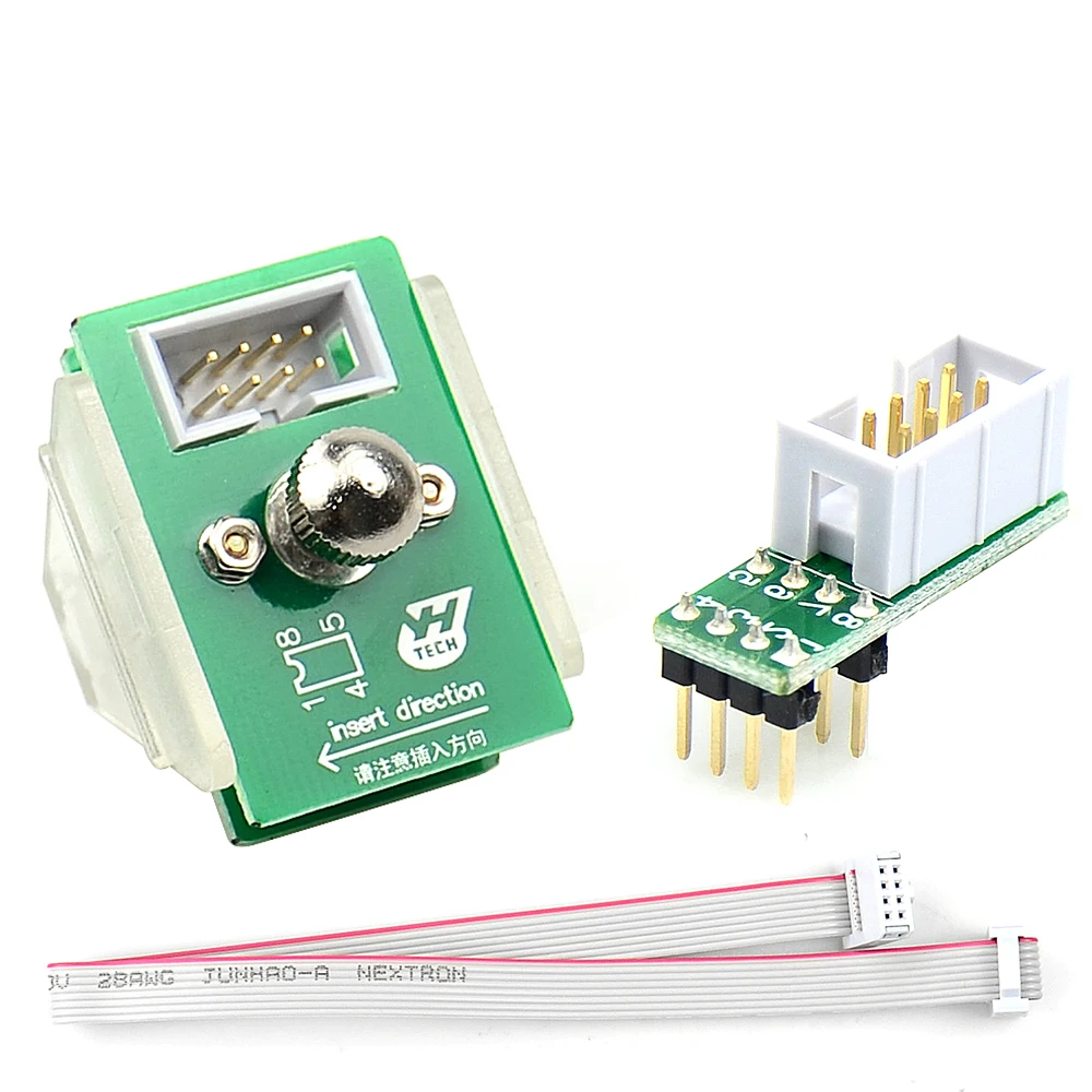 8Pin Anti-Theft Data Reading Adapter for BMW FEM-BDC 95128/95256 Chip IMMO Work with VVDI Prog CG pro 9S12 Orange5 Iprog UPA