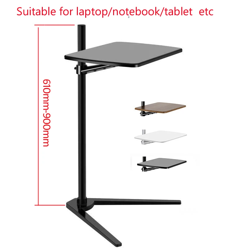 UP-8T Aluminum Multifunction 3 in1 Computer Floor Stand for Laptop/Tablet PC Holder Height/Angle Adjustable