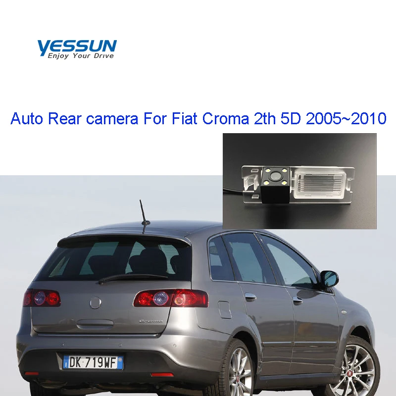 Car Rear View Camera HD Night Vision Reverse Camera IP67 DC 12V For Fiat Croma 2th 5D 2005~2010 Backup Parking Camera