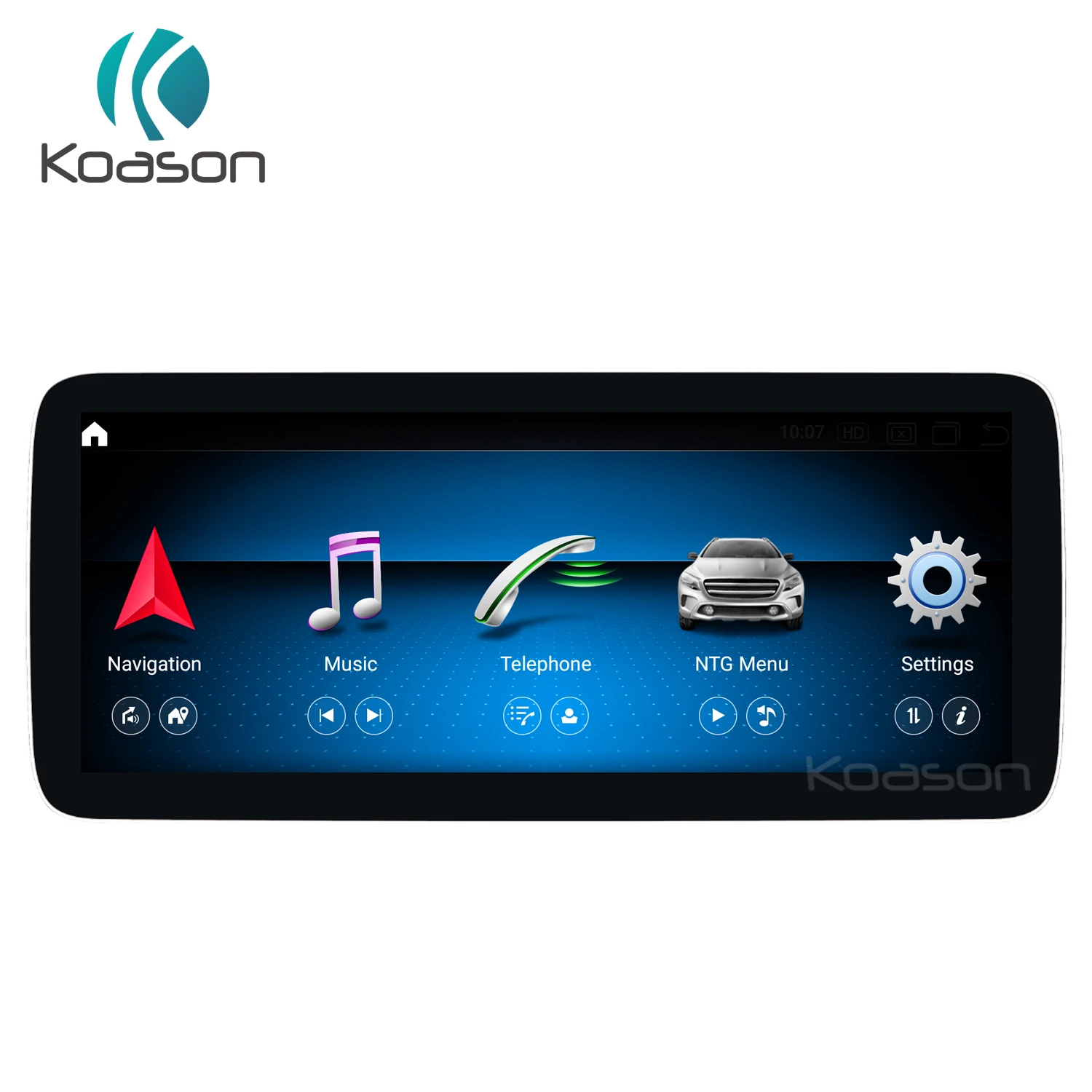 Koason Android Carplay Display GPS Navigation Multimedia Auto GPS Player Stereo For Mercedes Benz C GLC V Class 2014-2018 NTG5.0