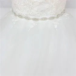 Crystal bridal belt with ribbons, handmade silver wedding belt, cookie patient belt for wedding evening dresses