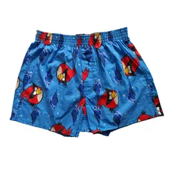 Shorts do sono dos desenhos animados dos homens, algodão curto, calças do sono