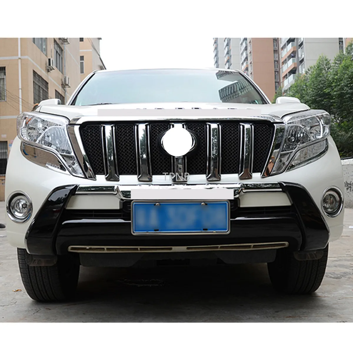 For Toyota Land Cruiser Prado 150 2010 2011 2012 2013 2014 2015 2016 2017 ABS Chrome Front and Rear Fog Lamp Trim Cover