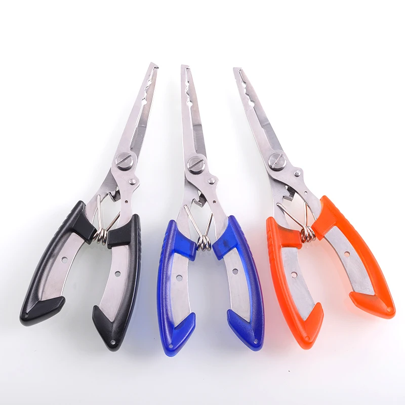 1 pcs Multifunctional Accessories Stainles Steel Fishing Pliers Fish Hook Remover Line Cutter Scissor Tackle Fishing Tools