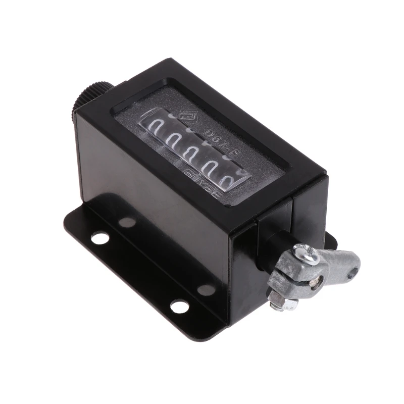 Imagem -06 - Dígitos Mecânico Pull Stroke Contador Caixa Preta Resettable D67-f
