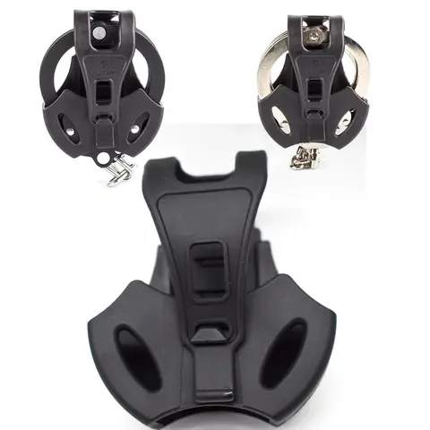 전술 사냥 오픈 탑 커프 케이스는 Airsoft 훈련 안전 홀스터 케이스 용 5.5cm 벨트 용 표준 수갑에 적합합니다.