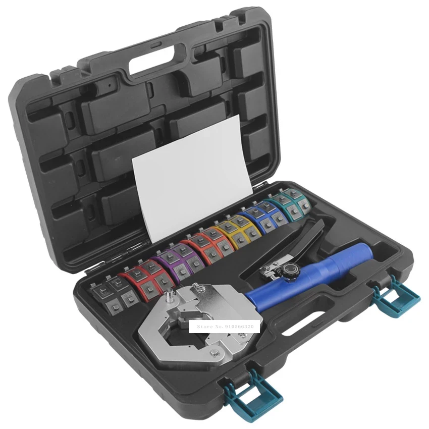 

Automotive Air Conditioning Maintenance FS-7842 Portable Hydraulic Hose Crimping Tool Manual Hose Crimper Kit 8T Hydra-Crimper