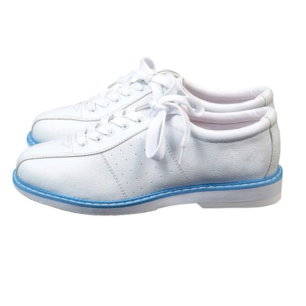 White Bowling Shoes For Men Women Unisex Sports Beginner Bowling Shoes Sneakers Drop Shipping