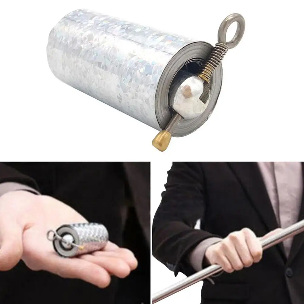 Portable Pocket Magic Staff Steel Magician Wand 130/150cm Tricks Metal Martial Arts Staff Retractable Magic Trick Accessories