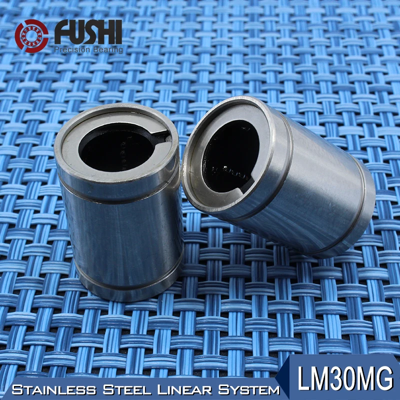 LM30MG Linear Ball Bearings 30x45x64mm (1 PC) Stainless Steel Resin Retainer Linear Bushing LMS30UU Shaft 30MM LMS30 MG Bearing