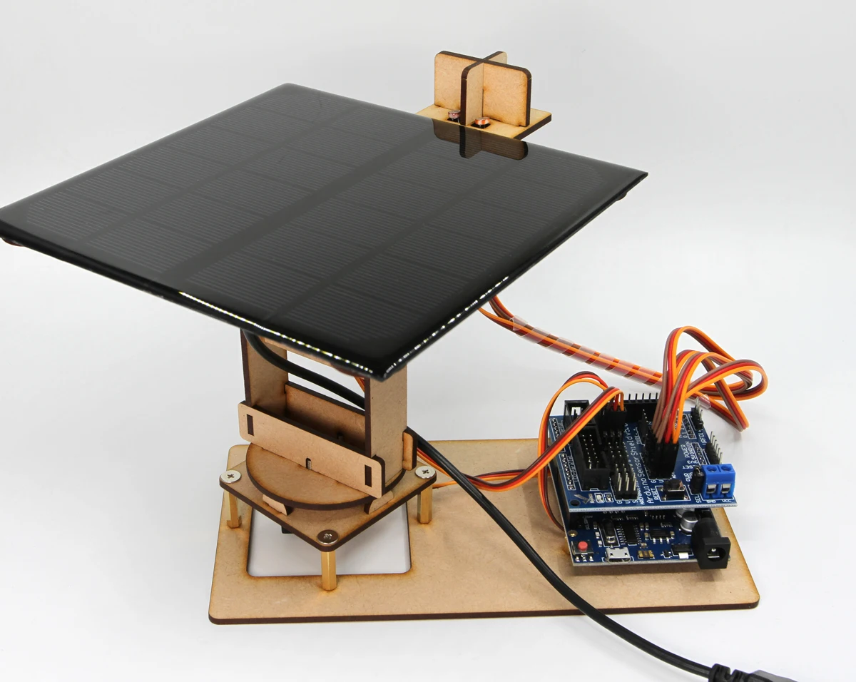 Smart Solar Tracker Can Be Used for Mobile Phone Charging DIY Kit for Power Generation Projects