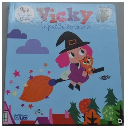 

Parent Child Kids French Early Education Enlightenment Fairy Tale Story Reading Puzzle 3D Cardboard Book Age 0-6