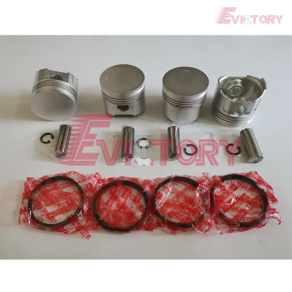 For KUBOTA V1702 engine repair overhual kit piston + ring kit + gasket set