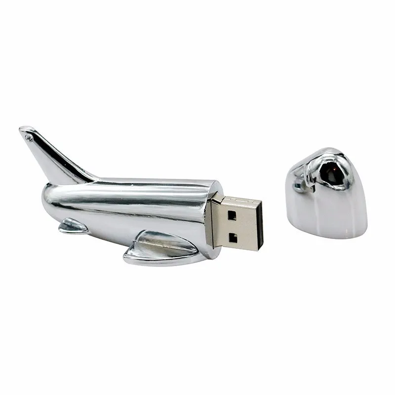 Hot Koop Vliegtuigen Vorm Usb Disk 32Gb 64Gb Vliegtuig Pen Drive 2.0 Usb Flash Drives Memory Stick Vliegtuig flash Drive Card Disk Key