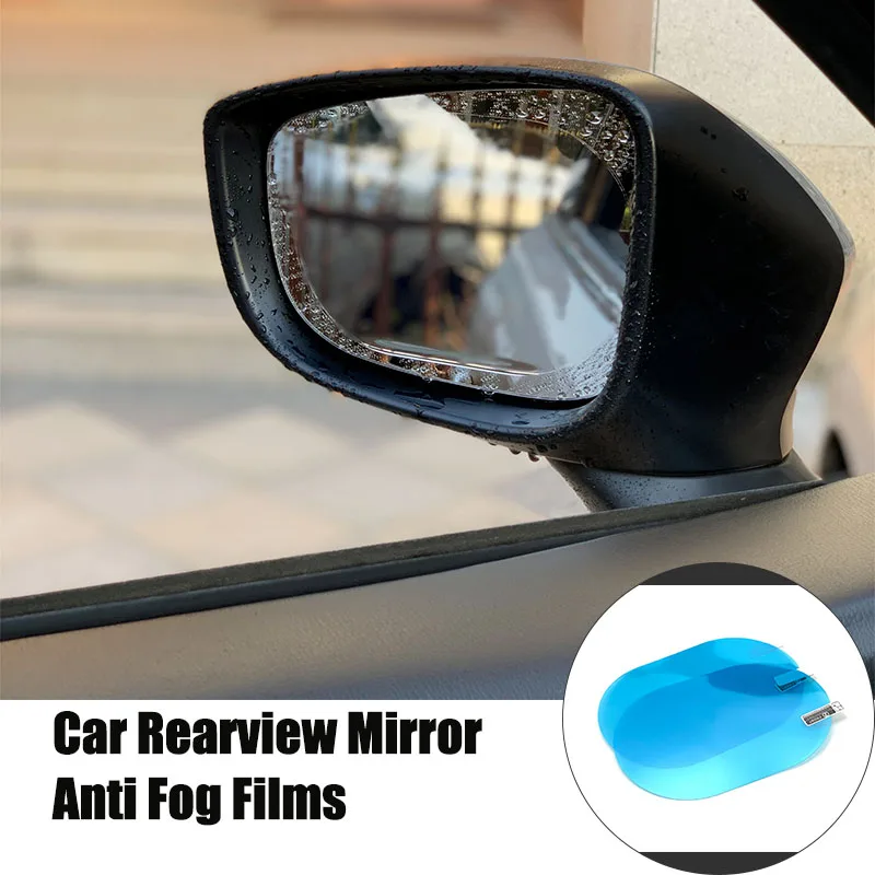 2pcs Car Rearview mirror anti-fog water film For Mitsubishi GT-PHEV XR-PHEV Delica Xpander L200 Mirage Samurai EX FORTIS