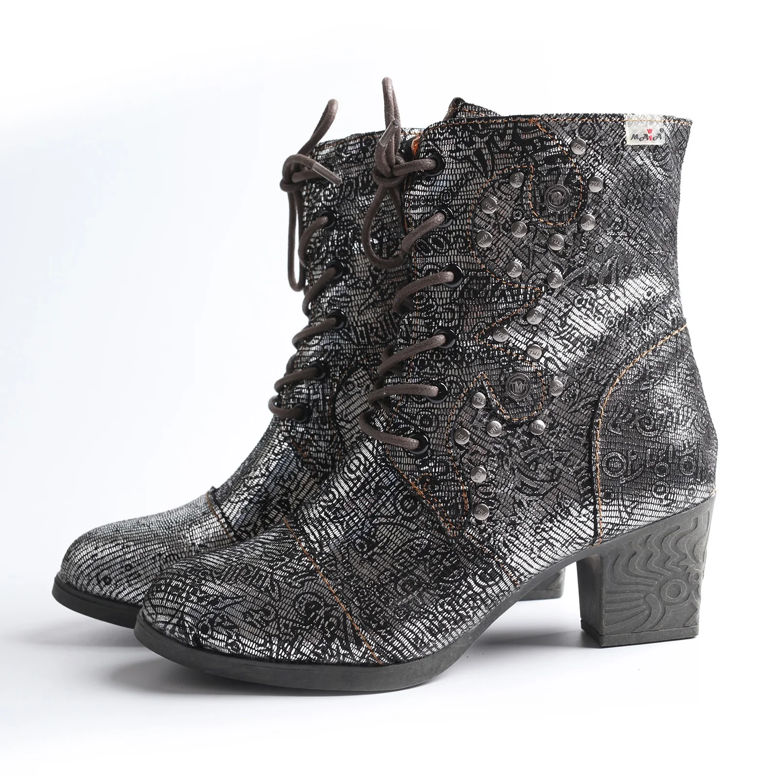 2024 Fashion Shoes Short Women New Beauty Leather Shoes Leisure Middle Top Tube Short Boots Fashion Leather Shoes