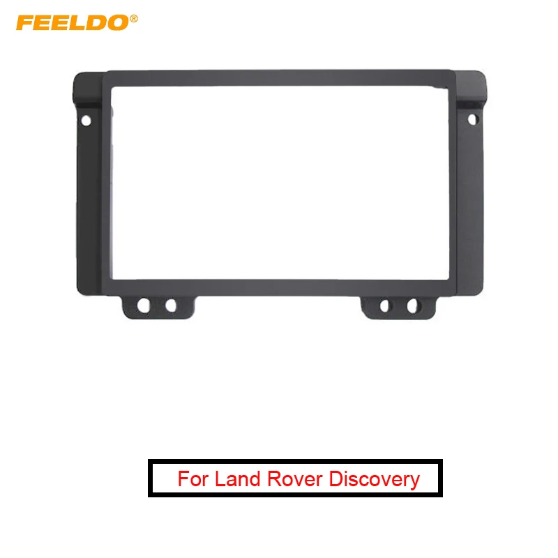 

FEELDO 2DIN Car Stereo Radio Fascia Plate Panel Frame for Land Rover Discovery CD/DVD Radio Panel Dashboard Frame Trim Mount Kit