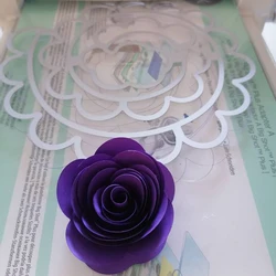 New Spiral flowers metal cutting die mould scrapbook decoration embossed photo album decoration card making DIY handicrafts