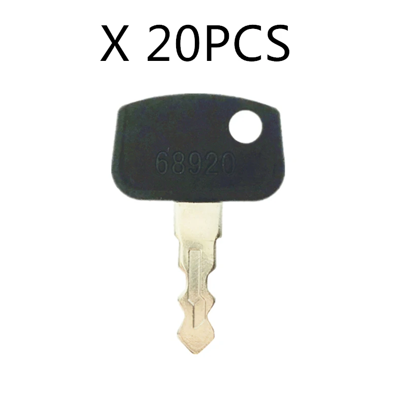 

20 Pcs 68920 Ignition Key For Kubota Compact Tractor Excavator BX25 B26 BX2360 KB-151 KH-191 PL501-68920