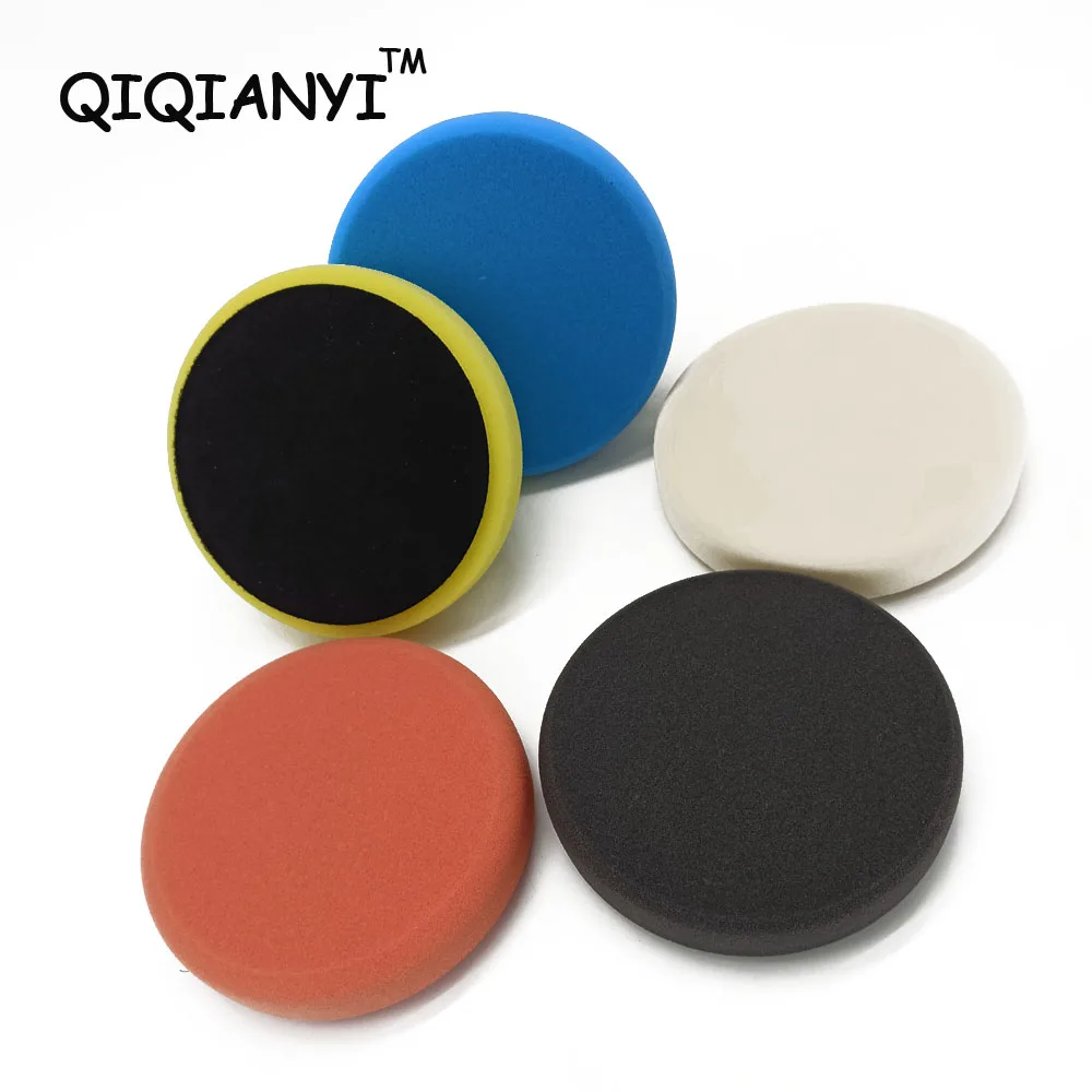 

Губчатая полировальная накладка, 5-дюймовые колодки, автомобильные аксессуары с 5-дюймовым крючком и петлей, губка для полировки