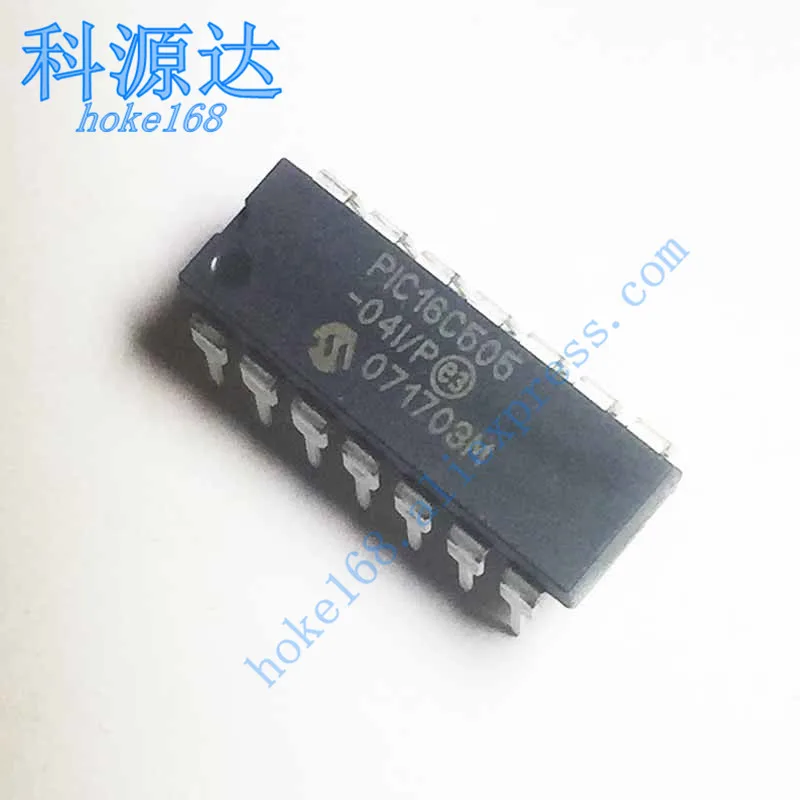 10 قطعة/الوحدة PIC16C505-04I/P DIP-14 في الأوراق المالية
