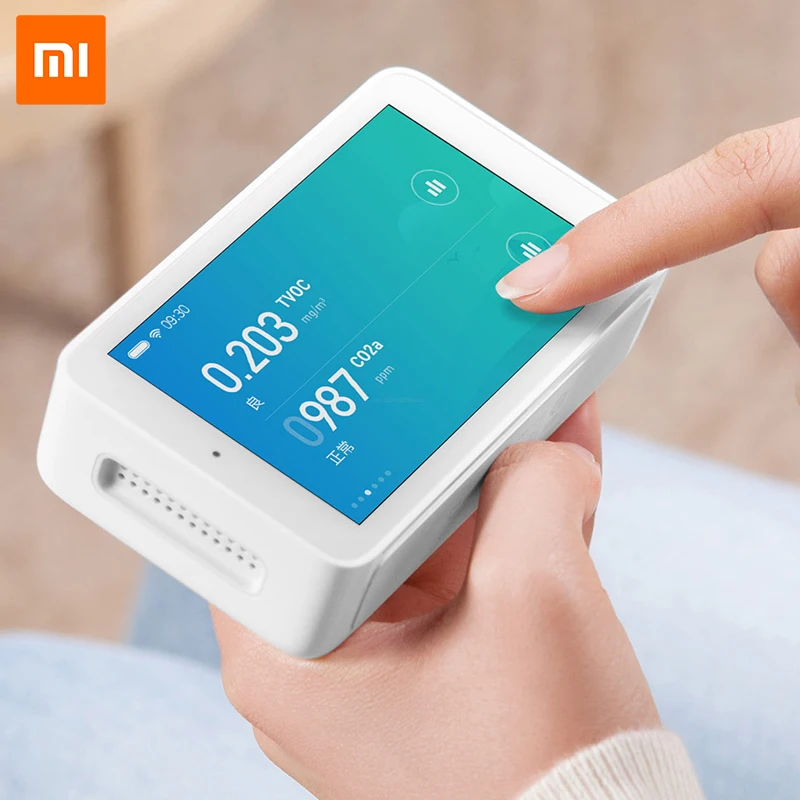 Nuovo Xiaomi Mijia Air Quality Tester HD Touch Screen monitoraggio remoto PM2.5 misurazione dell\'umidità della temperatura per Smart Home