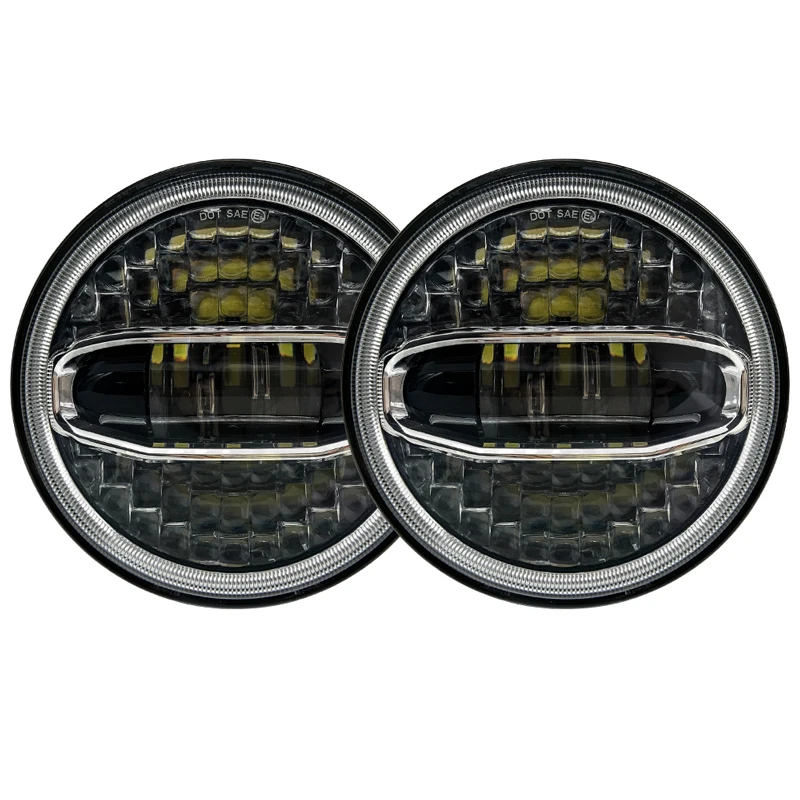 for land rover defend LED 7 Inch Round Headlight Conversion Kit For Beetle Classic Volkswagen 1950 -1979 For Hummer lada niva