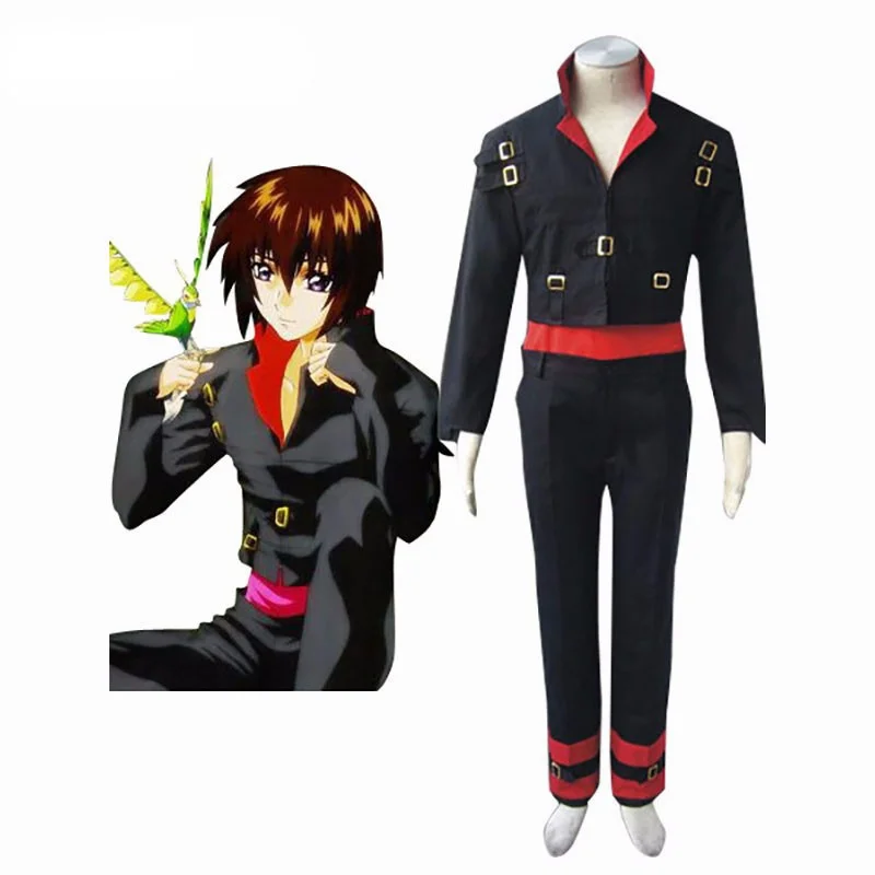 New Black Male Kid Mobile Suit Gundam Seed/Destiny Kira Yamato Manga Cosplay Destiny Costume Customize for adults