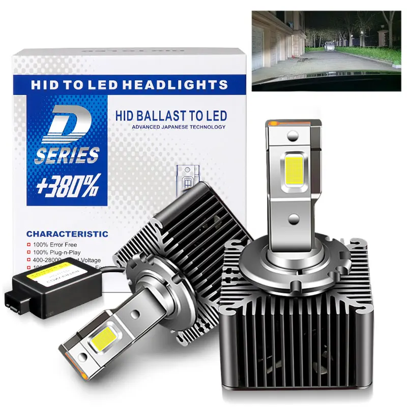 

D1S D3S D1R D3R Mini 1:1 Canbus 6500K Cold White D2S D4S D2R D4R D5S D8SCar Headlight Bulb 70W 7600LM Auto Light LED Update Kit