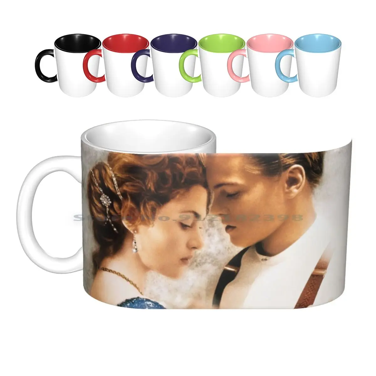 Titanic Cover Ceramic Mugs Coffee Cups Milk Tea Mug Titanic Titanic Movie 1997 90s Movies 90s Leo Leo D Leo Dicaprio Leonardo