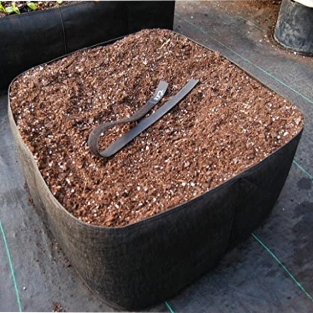 Garden Grow Bag Rectangle Breathable Planting Container Anti-Corrosion Raised Planting Bed Gardening pots Flowers Vegetables