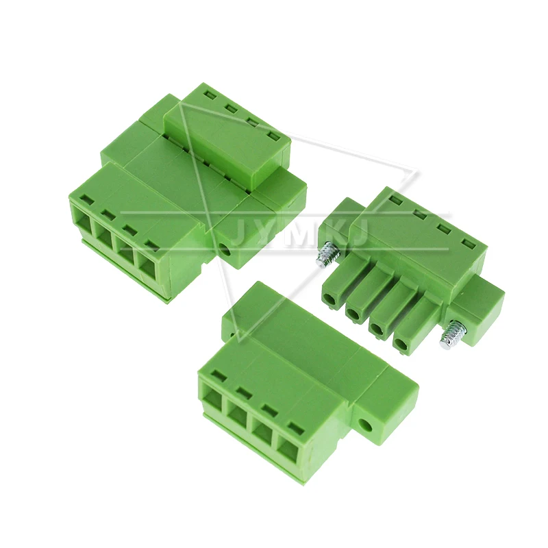 5Sets 15EDG 3.81 2/3/4/5/6/7/8/9 pin right angle screw terminal block connector 3.81MM pitch Plug + Pin Header Socket 2p 3p-24p image 6