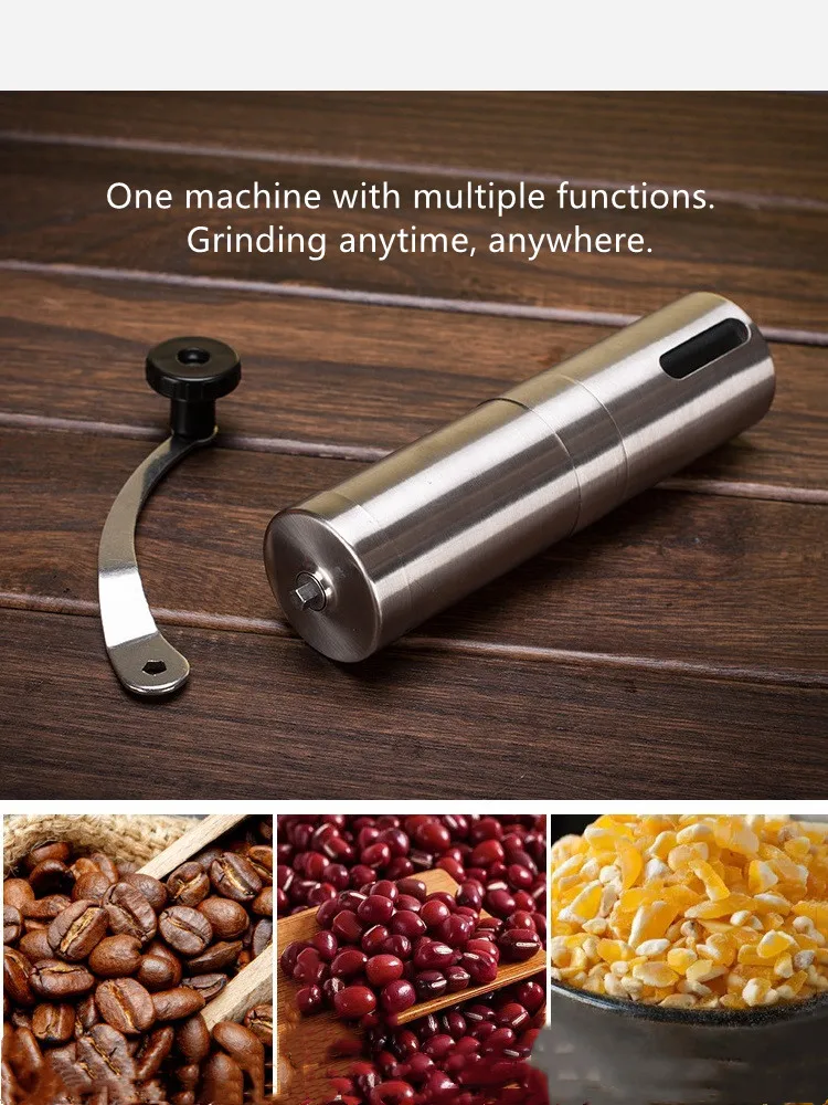 Ручной кофе монеткого управления, торговые автоматы для портативный кофемолка, нержавеющая сталь ручная кофемолка