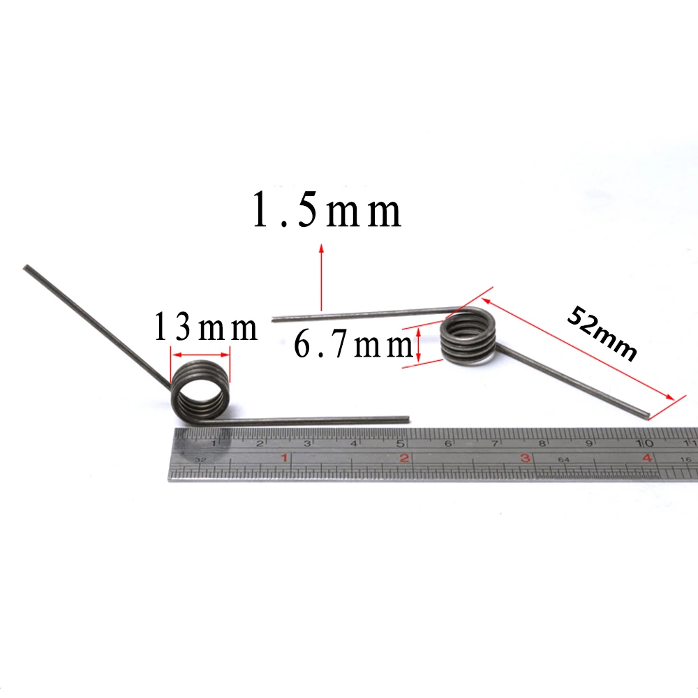 

2PCS Custom Wholesale 1.5mm Music Wire Torsion Spring For Furniture