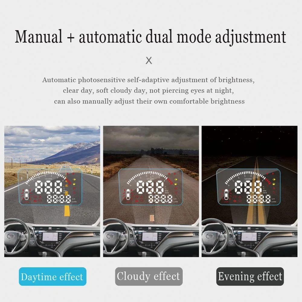 لتويوتا فرونتلاندر/كورولا كروس 2022-2024 سيارة OEM رئيس يصل عرض HUD الزجاج الأمامي شاشة القيادة الآمنة عداد السرعة العارض