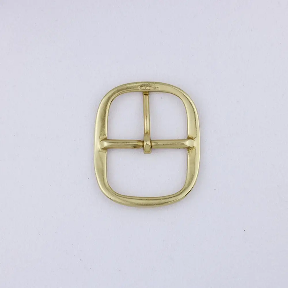 DIY Classic Leathercraft Hardware BOR Solid Brass Belt Buckle For Men Center Bar Buckle 25mm Metal Buckle 32mm 38mm 45mm