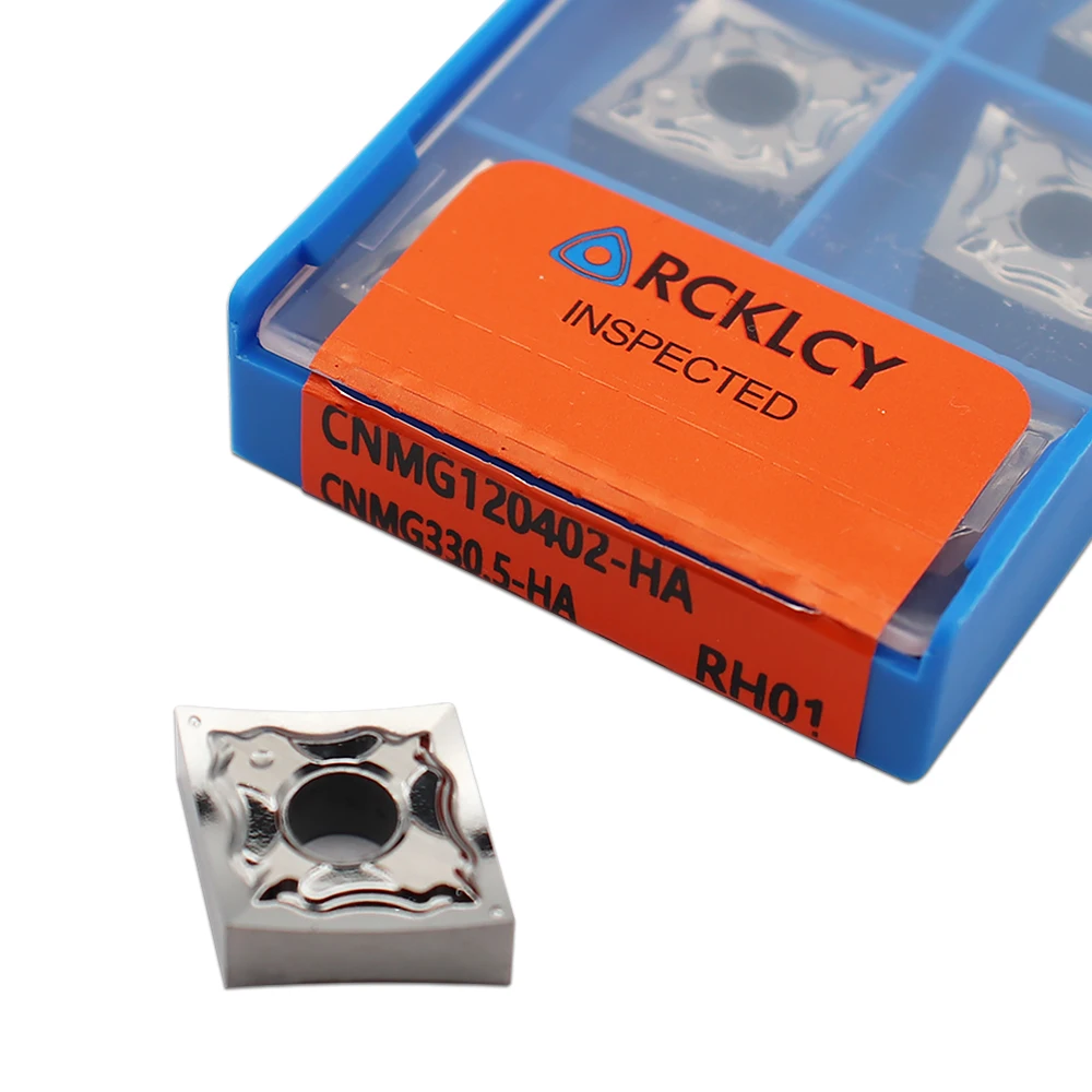 CNMG120402 HA RH01 CNMG120404 CNMG 120408 100% الأصلي إدراج سبائك الألومنيوم إدراج التصنيع باستخدام الحاسب الآلي كربيد إدراج مخرطة بالقطع أداة