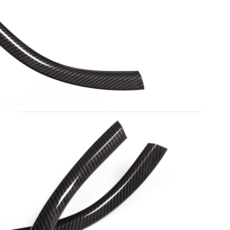 2pcs Car Interior Center Control Panel Side Strips Cover Sticker Trim For Mercedes Benz A B CLA GLA Class W176 A180 C117 X156