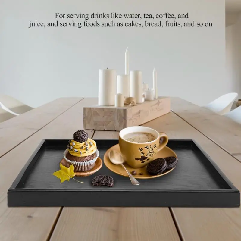 5 Sizes Rectangle Wood Green Tea Board Puer Tea Trays Storage Cup Plate Kung Fu Tea Serving Tray Accessories