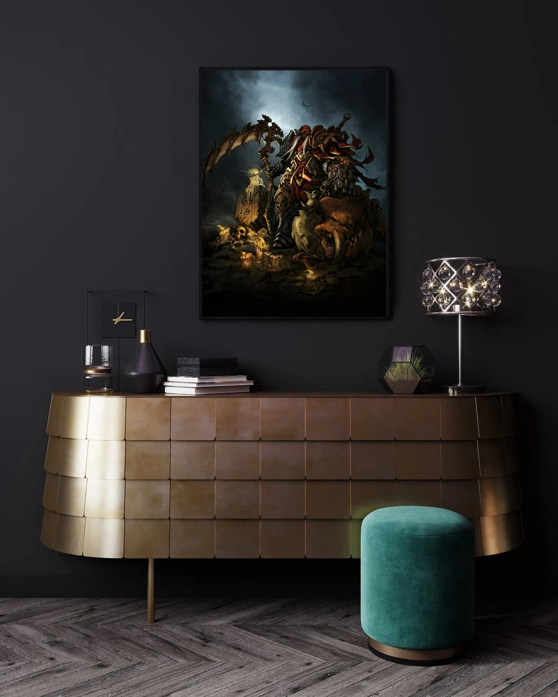 Darksiders War video game artwork poster Canvas Print Home Wall Painting Decoration (No Frame)